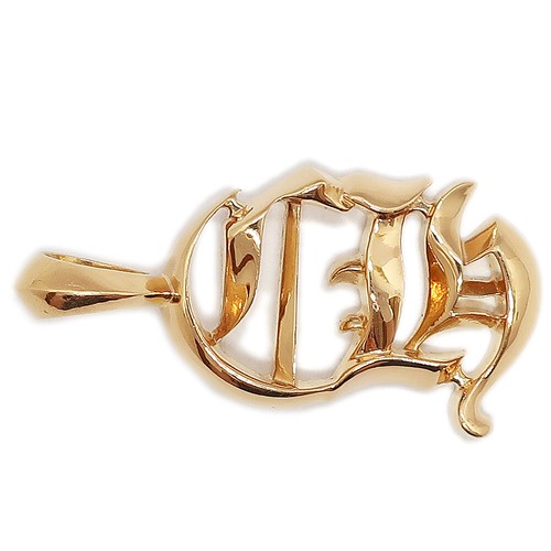 Ciondolo Chrome Hearts CH Logo Top 22KYG circa 9 3g Gioielli P0017665