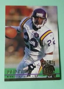 1994 Ultra Football Card #443 David Palmer - Rookie - Minnesota Vikings  - Picture 1 of 2
