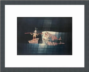 Paul Klee Battle Scene Comic Opera Fantasy The Seafarer Custom Framed Print - Picture 1 of 2