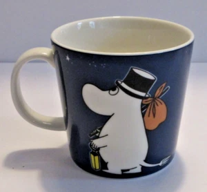 Arabia Finland Muminpappa Keramik Kaffee Tee Becher Segelboot & Hobo - 10 Unzen - Bild 1 von 8