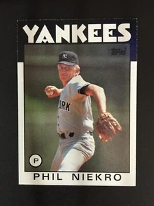1986 Topps Set Break #790 PHIL NIEKRO * NM-MT or Better E5022405 - Picture 1 of 12