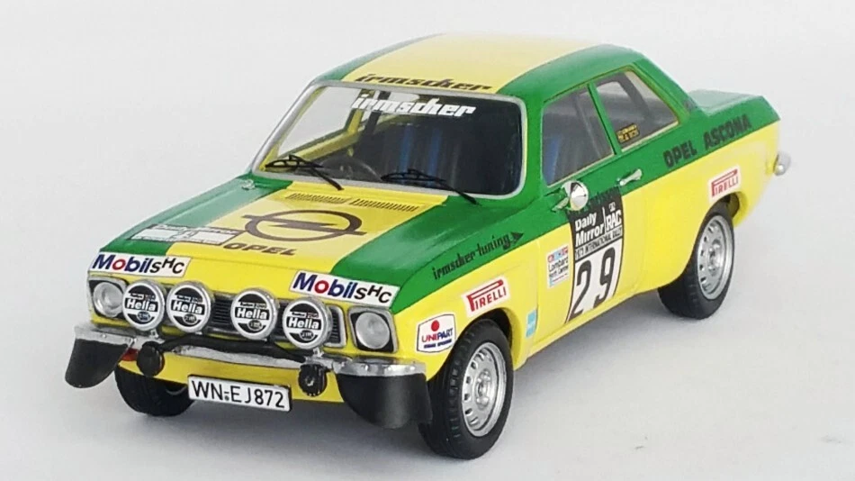 Modellino auto scala 1:43 Trofeu OPEL ASCONA RAC RALLY 1973 modellismo collez... - Immagine 1 di 1