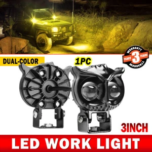 3'' inch LED Owl Pod Work Light Spot Fog Lamp For Jeep Ford Driving Offroad 4WD - Picture 1 of 8