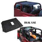 Dual Use Car Sunshade Bed Rest Roof Hammock Kit For Jeep Wrangler Jk 2Dr 2007-18