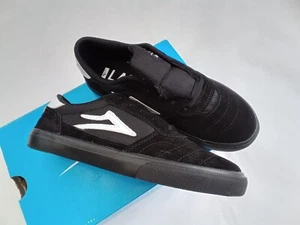 Lakai Cambridge Kids' Skate Shoes Black Suede Trainers Size UK 13 and 4 bnib - Picture 1 of 6