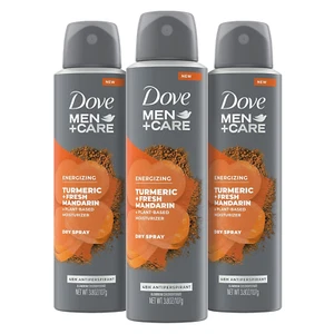 Dove Men+Care Antiperspirant Dry Spray Deodorant for Men Turmeric and Fresh Mand - Picture 1 of 12