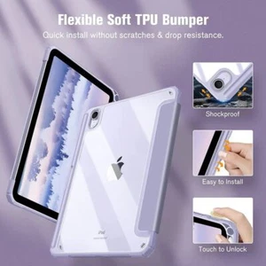 Funda inteligente con soporte a prueba de golpes para Apple iPad Air4 9a/8a/7a/6a/5a generación Mi - Imagen 1 de 30