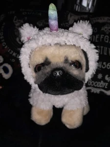 Gund Magical liamacorn Doug Soft Plush Pug Dog - Picture 1 of 3