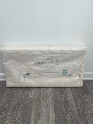 Cambiador Naturepedic Baby Algodón Orgánico 2 Caras Contorneado Hecho en EE. UU. NUEVO Foto 1 de 4