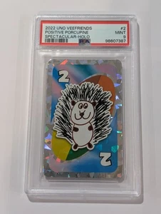 2022 VeeFriends Uno Spectacular Foil Positive Porcupine PSA 9 - Picture 1 of 1