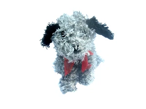 Dan Dee Collectors Choice Grigio Scruffy Cucciolo Cane 9" Peluche Terrier Realistico - Foto 1 di 3