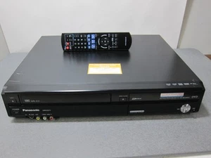 Panasonic DMR-EZ37V VHS VCR DVD Player Recorder Digital Tuner - REMOTE INCLUDED! - Imagen 1 de 6