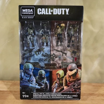Mega Construx Call of Duty 特别 OPS vs JUNGLE Mercenaries 全新未拆封 — 第 1/4 张图片