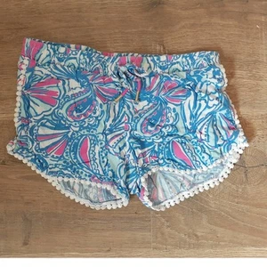 Lilly Pultizer X Target Girls Pull On Lightweight Shorts 6 6X M GUC - Picture 1 of 4