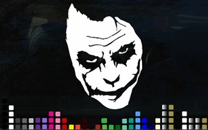 Joker Decal Sticker Batman Dark Night Why So Serious Car Laptop Wall Window - Picture 1 of 3