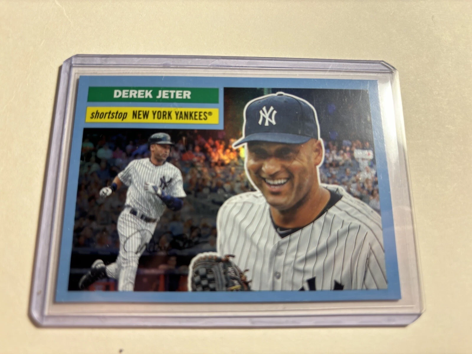 2023 Topps Archives Derek Jeter Blue Foil 19/25 #11
