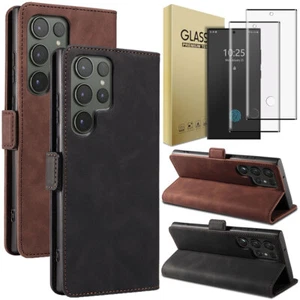 Custodia magnetica pieghevole ultra pelle per Samsung Galaxy S23 / protezione schermo - Foto 1 di 24