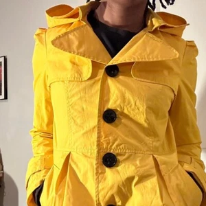 Steve Madden Yellow Rain Trench Coat XL - Picture 1 of 12