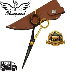 New Professional Barber Hairdressing Scissors Set Gold Edition & Kit 6" - Picture 1 of 5