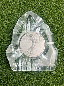 Princess Pro AM Glass Trophy ~ Metal Medalion ~ 1991 / jd0020 - Picture 1 of 4