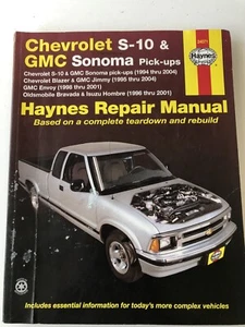 HAYNES Chevrolet S-10 GMC Sonoma 1994-2004 BLAZER JIMMY Repair Manual 24071 - Picture 1 of 7