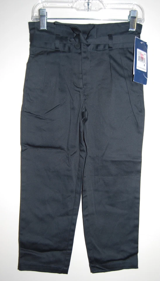 Новый с Ярлыками Hartstrings девочек черный высокая талия платье брюки с ремнем и бантом sz 4 5 6 X - Изображение 1 из 4