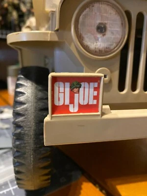 Pegatinas de placa con logotipo Gi Joe delanteras de repuesto Gi Joe vintage para Jeep Foto 1 de 4