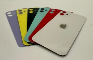 Replacement Rear Back Glass Big Hole For iPhone 11 with Different Colors, lot - Picture 1 of 2