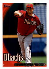 2010 Topps Arizona Diamondbacks Baseball Card #427 Brandon Webb