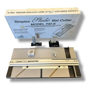 Logan Simplex Model 700-S Studio Mat Cutter 22.5" Board Bevel Straight Tool Kit - Picture 1 of 13