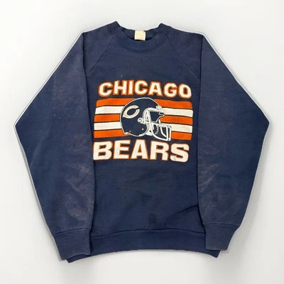 Sudadera De Colección Chicago Bears Fútbol Cuello Redondo Años 90 Talla Grande Foto 1 de 4