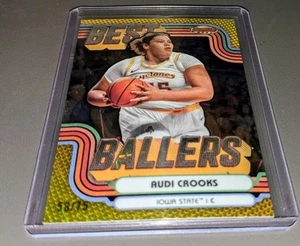 Audi Crooks 2024-25 Bowman's Best U Best Ballers Yellow Lazer 58/75 - Imagen 1 de 2
