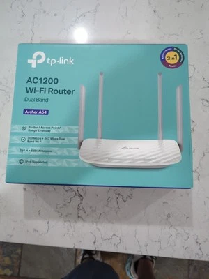 TP-Link Archer 54 AC1200 Ethernet Wireless Router - White - Image 1 of 3