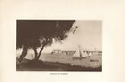 Parenzo Porec Veduta Panoramica Istria Croazia Fotografia Vintage 1929