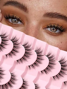 Lashes Natural Cat Eye Lashes Wispy Eyelashes 15Mm False Eyelashes Wispy Lashes - Picture 1 of 8