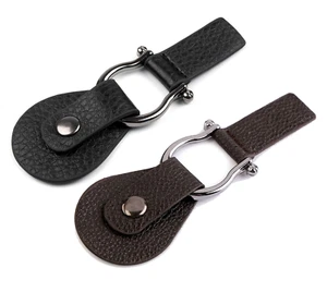 Taschenverschluss 4,2x11,5cm Schwarz, Braun - Picture 1 of 7