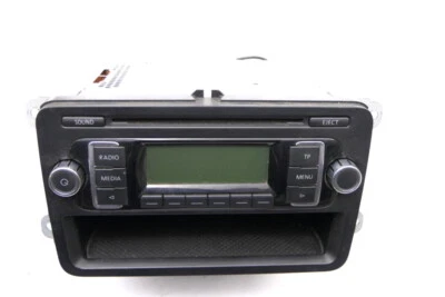 VW Golf 5 Radio CD Player Original RCD300 BVX 1K0035156 mit Code 1K0057156B - Bild 1 von 3