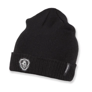 Official Scania Griffin Logo Black Truck Beanie Cap Hat Men's Mens New GIFT - Picture 1 of 3