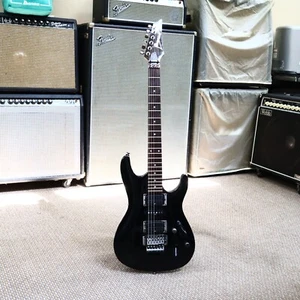 Guitarra eléctrica 2007 Ibanez S-470 S470 Black Saber Sabre - Imagen 1 de 15