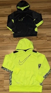 Nike Hoodie Hooded Sweatshirt Dri-fit Boys Sz Small 8 Lot Of 2 EUC Y2K - Picture 1 of 5