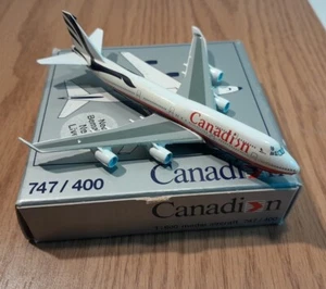 Vintage Schabak 1:600 CANADIAN Diecast Boeing 747-400 Model Aircraft 921/73 - Picture 1 of 13