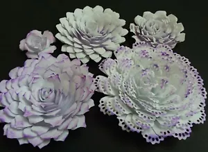 Paper Flowers 3D DIY Wedding Party Shower Decor Craft Nursery Wall Frame Sign - Picture 1 of 8