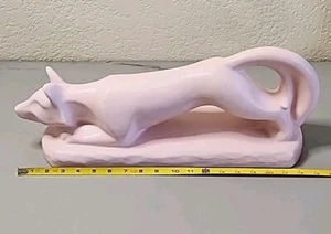 Royal Haeger Ceramic Pink Fox 6052 MCM 19" HTF  - Picture 1 of 8