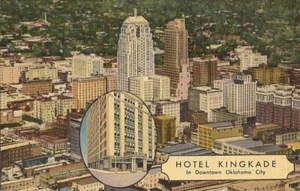 OKLAHOMA CITY, OK - Hotel Kingkade - 1951 - Linen - Picture 1 of 2