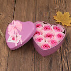 9pcs Soap Rose Flowers Bear Gift Box Xmas Birthday Valentine Wedding GiftsD DM