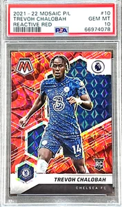2021 Panini Trevoh Chalobah #10 (RED) PSA 10 GEM MINT (ROOKIE) (RARE: Pop 1) - Picture 1 of 2