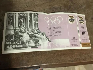 Biglietto ingresso chiusura giochi olimpici Roma 1960 - Imagen 1 de 1