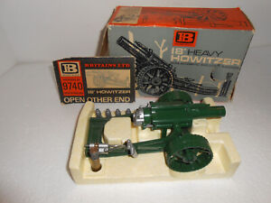 BRITAINS LTD MODELS #9740 18" MOBILE HEAVY HOWITZER Cannon In  Box With Shells