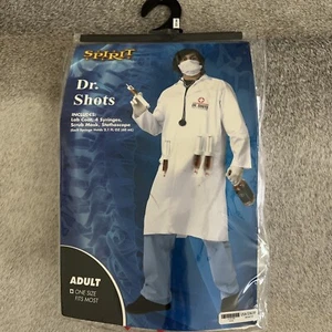 Dr Shots Costume for Adults One Size Fits Most Used - Picture 1 of 2