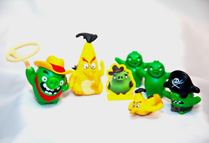 Lot Of 6 Rovio Angry Birds Plastic McDonalds 2016 Happy Meal Toys Kids Figures